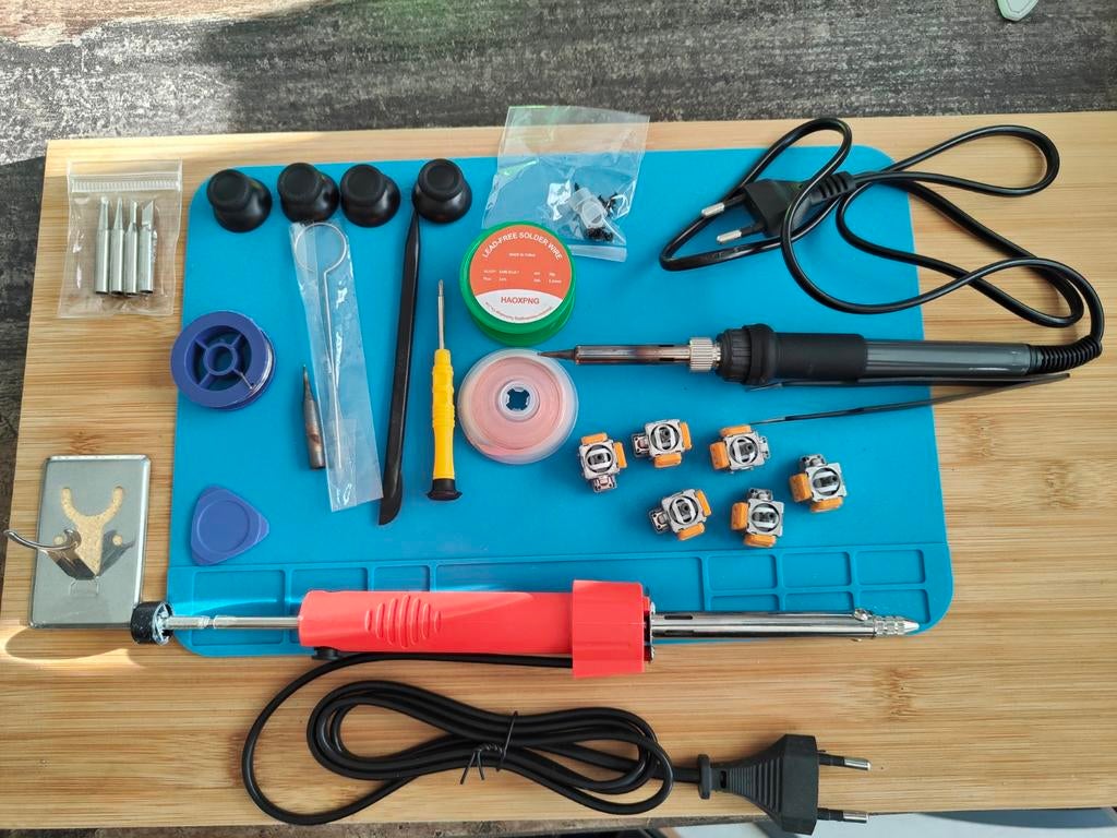 Complete soldeer / reparatieset (voor controller repa, Ophalen