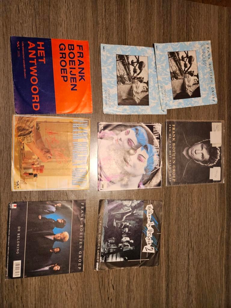 Frank Boeijen Groep - Diverse Singles (Goede Staat), Gebruikt, 7 inch, Nederlandstalig, Single