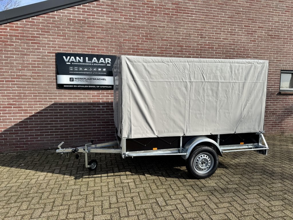 NIEUW Extreem Degelijke Enkelasser + Huif B rijbewijs, Auto diversen, Aanhangers en Bagagewagens, Niet ingevuld, Nieuw, Niet ingevuld