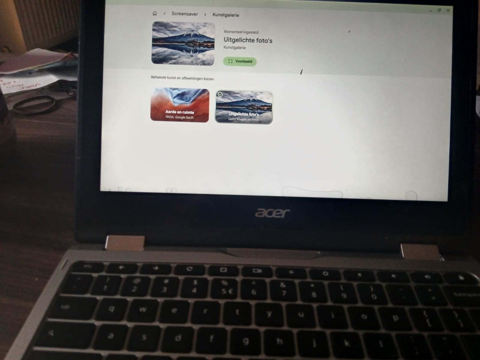 Acer Chromebook Spin 11 - Convertible Laptop, Ophalen, Qwerty, Touchscreen, 32 GB of minder