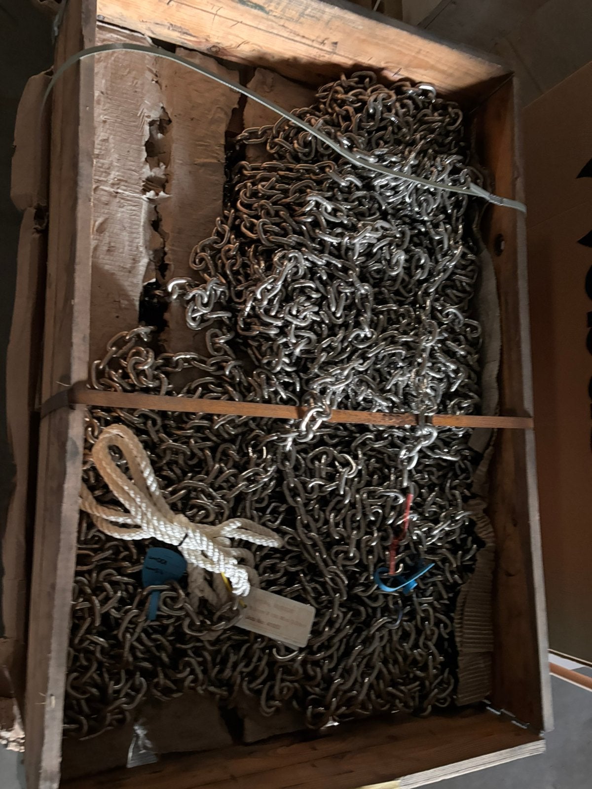100m rvs ankerketting 10mm G40, Ophalen, Nieuw, Ankeren en Afmeren, Zeilboot of Motorboot