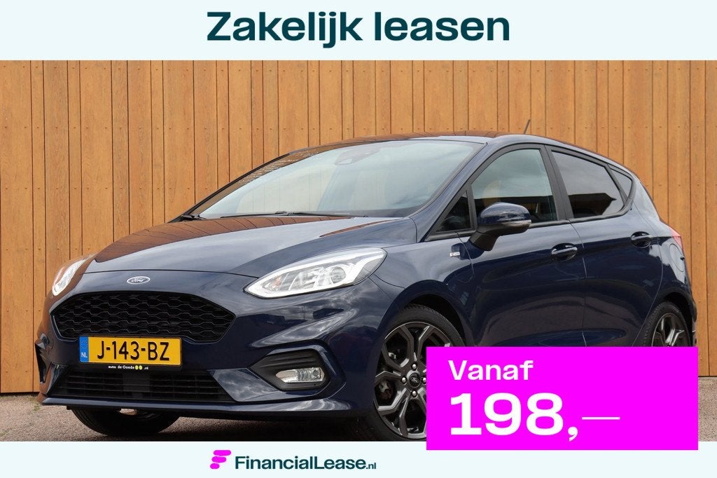 Ford Fiesta 1.0 EcoBoost ST-Line orgNL afn.trekhaak navi key, Voorwielaandrijving, 12 maanden, Gebruikt, Euro 6