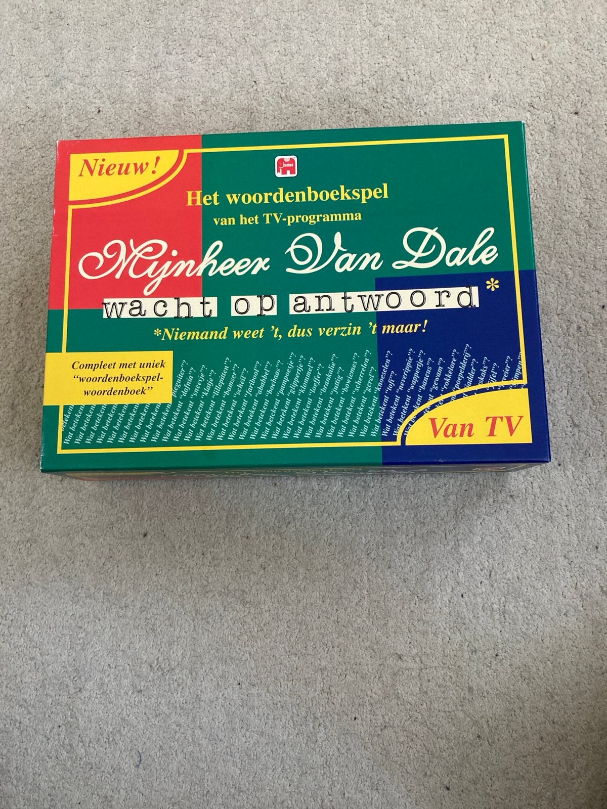 Mijnheer Van Dale Wacht Op Antwoord - Het Woordenboekspel, Drie of vier spelers, Ophalen of Verzenden, Nieuw