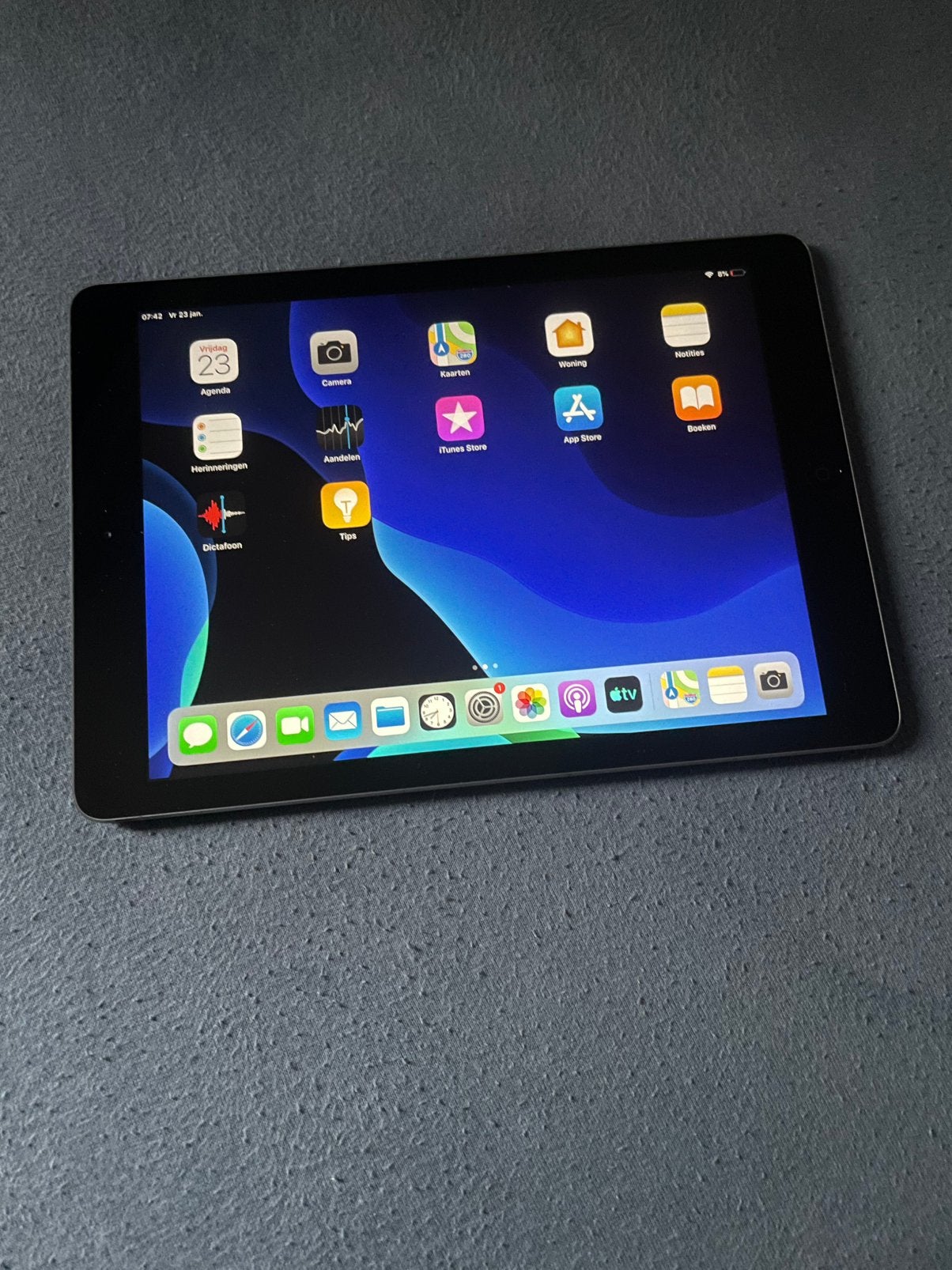 iPad Air 9’7 inch Matzwart, 10 inch, Zwart, Apple iPad Air, Ophalen of Verzenden