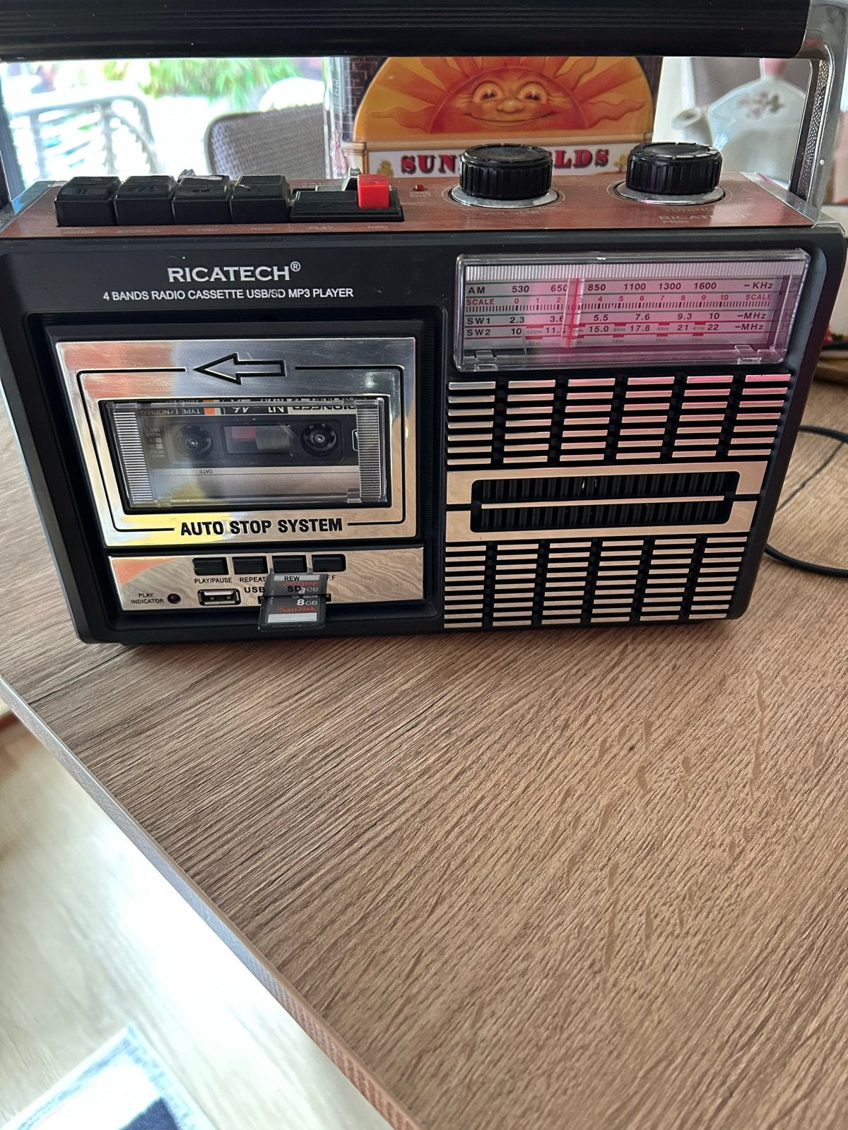 Ricatech PR85 Cassette Radio - USB/SD/MP3 Speler, Ophalen, Gebruikt, Radio