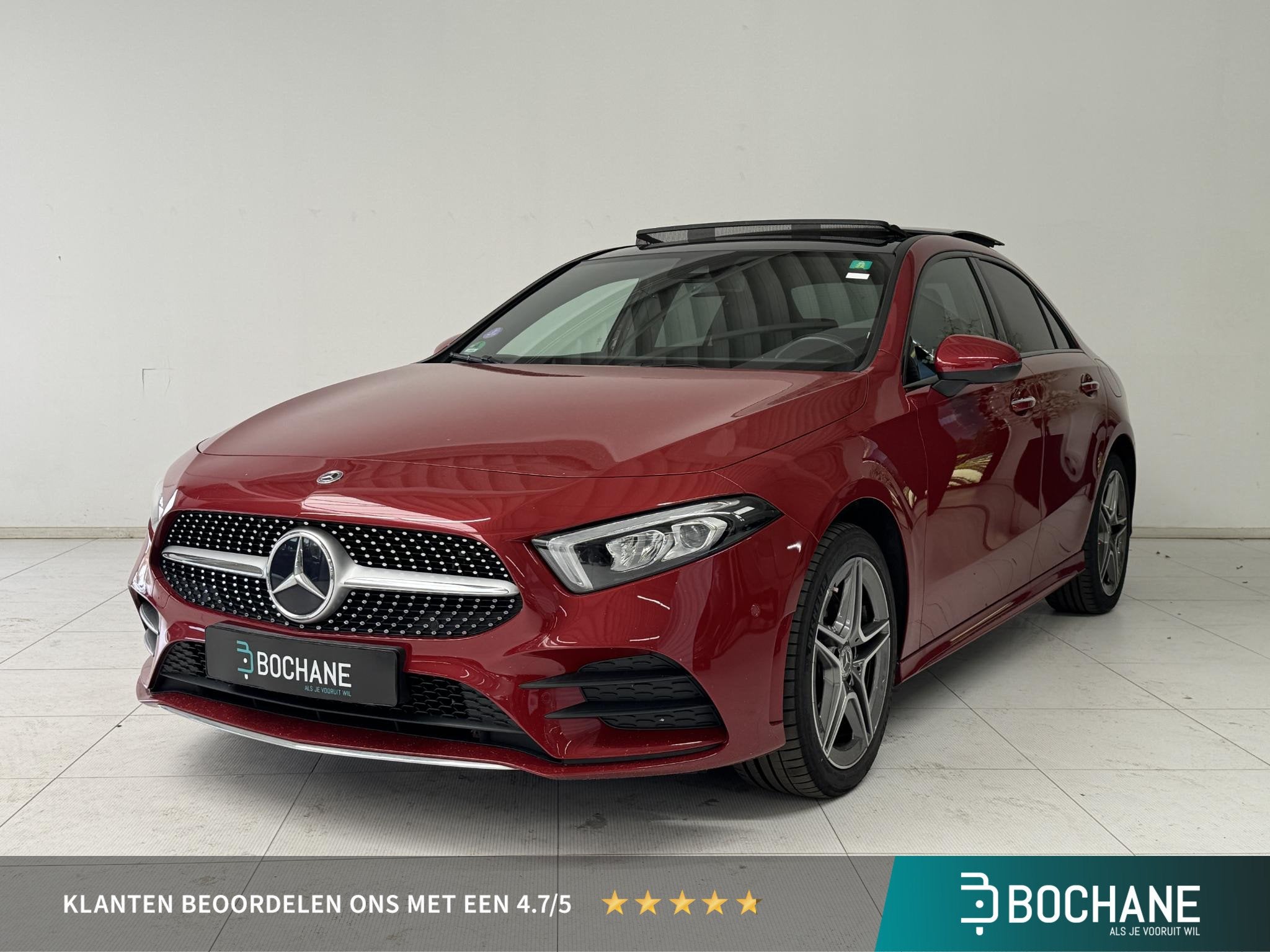 Mercedes-Benz A-klasse 250 e AMG Line | Trekhaak | Panoramad, Auto's, Gebruikt, Bedrijf, Hybride Elektrisch/Benzine, 1600 kg