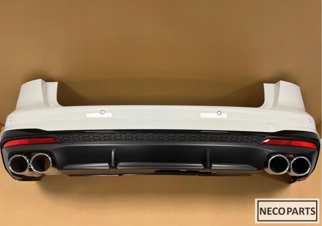 AUDI S4 B9 ACHTERBUMPER 4xPDC LIFT LS9R KOMBI ORIGINEEL, Gebruikt, -, Achter, -