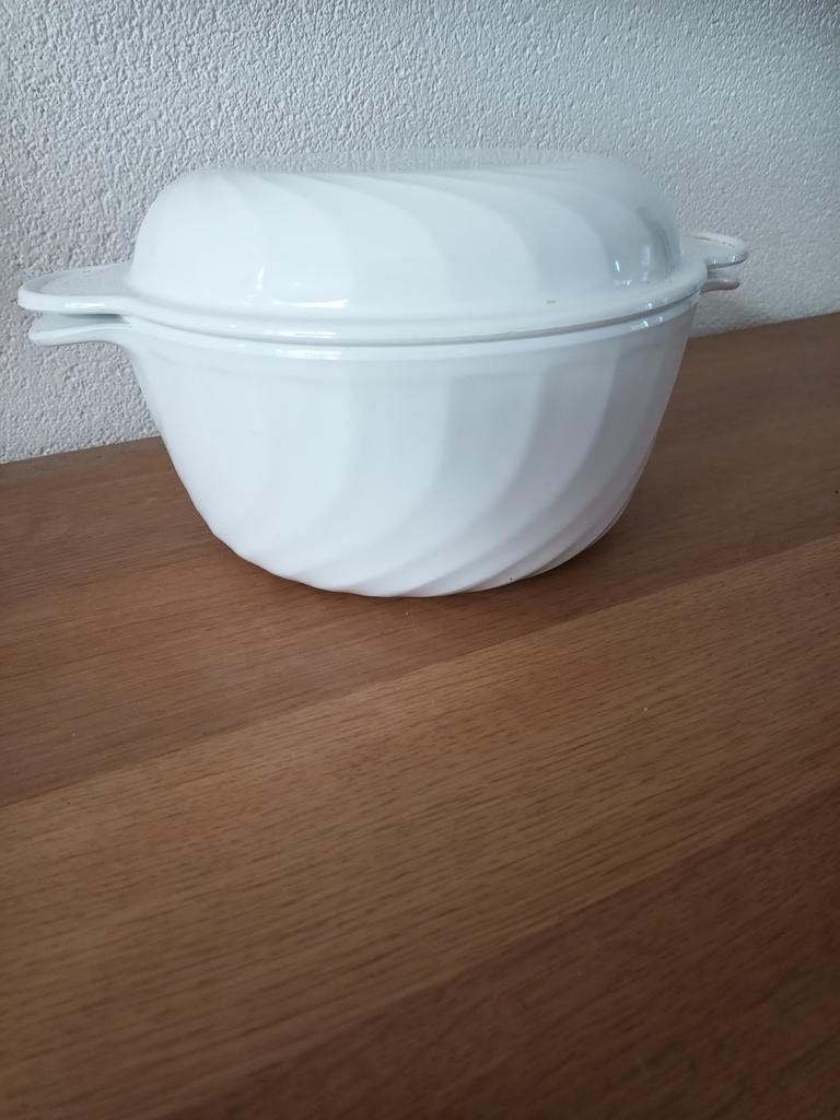Arcoflam Ovenschaal Pompoen - Wit, Ophalen of Verzenden, Gebruikt