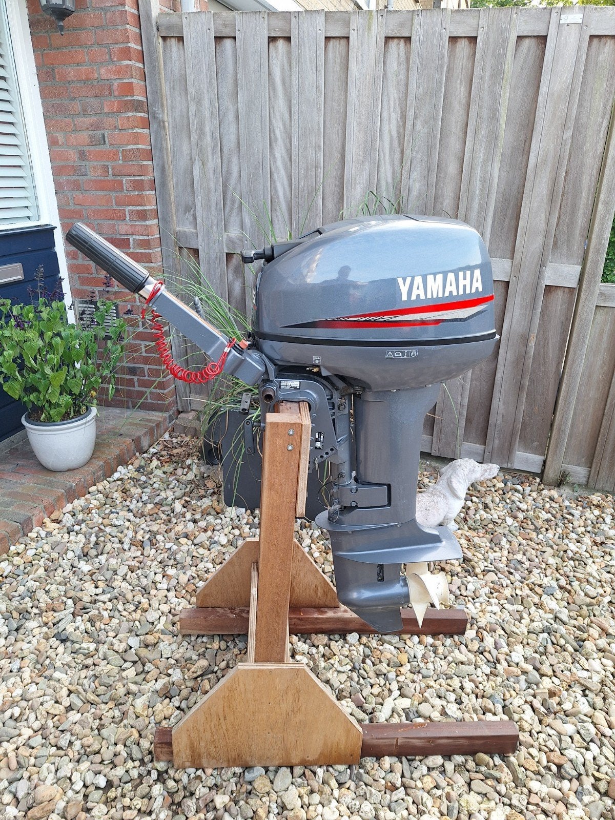 Yamaha 15pk 2 takt, Watersport en Boten, Ophalen, 10 tot 30 pk, Zo goed als nieuw, Buitenboordmotor