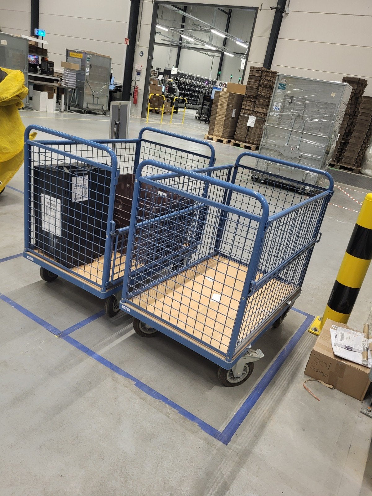 Etagewagen, 100 liter of meer, Ophalen, Transportkar