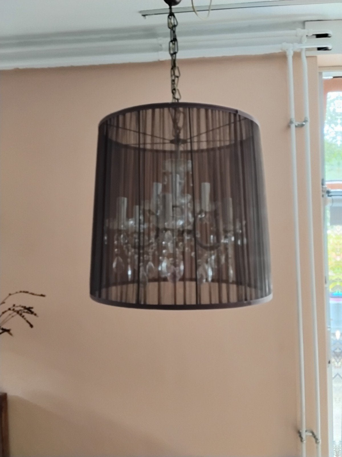 mooie brocante hanglamp, Ophalen
