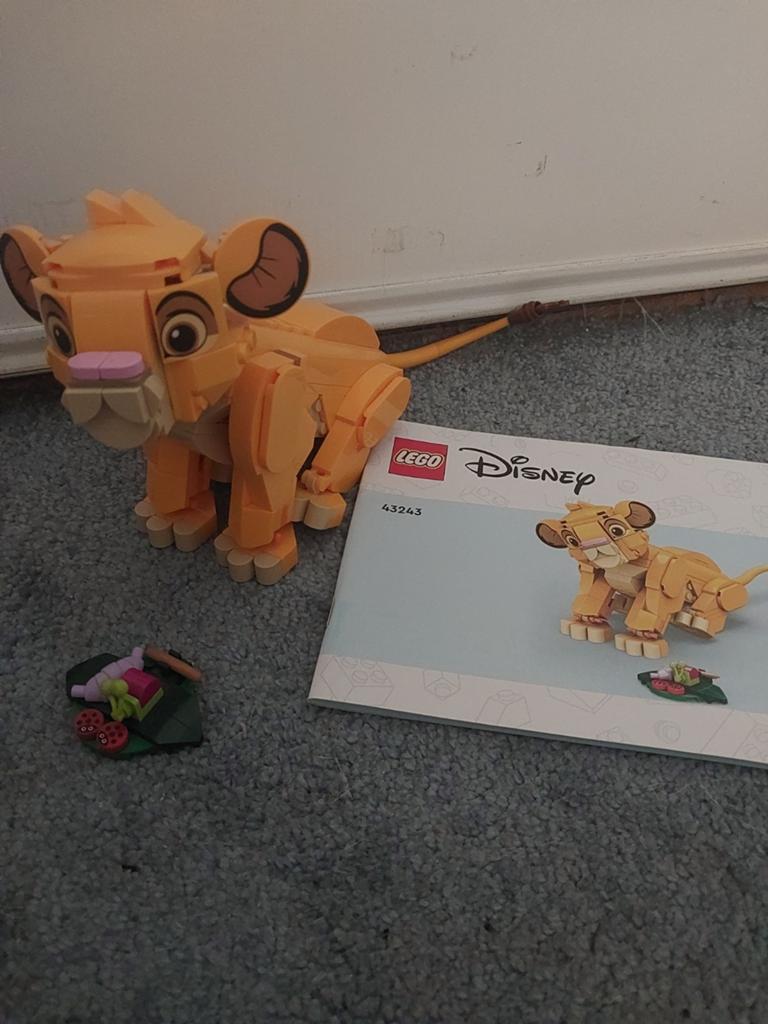 LEGO Disney Simba de Leeuwenkoning (43243), Kinderen en Baby's, Speelgoed | Duplo en Lego, Lego, Compleet, Ophalen of Verzenden