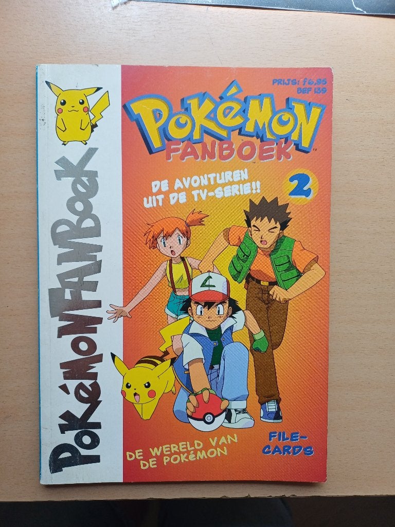 Pokémon Fanboek 2 + 3 Special Cards incl.drukfout Aerodactyl, Verzenden, Gebruikt, Overige typen