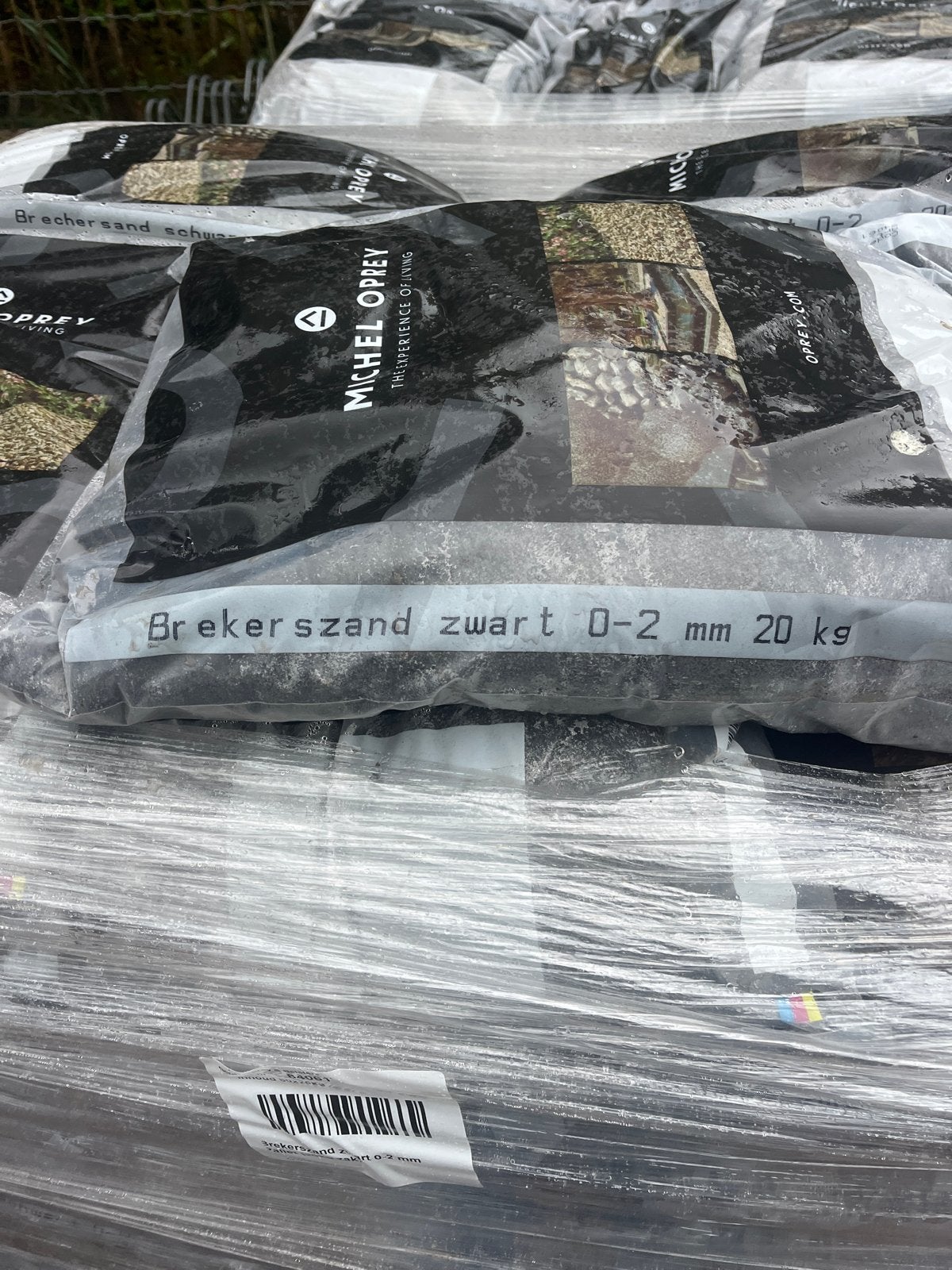 Brekerzand zwart 0-2 mm 20 kg - Michel Oprey, Ophalen of Verzenden, Nieuw, Brekerzand