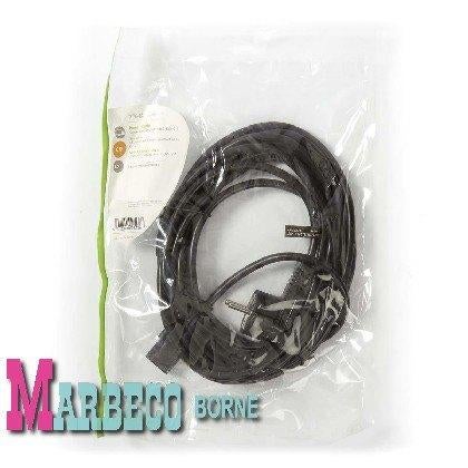 Voedingskabel, Stroomkabel, Stroomsnoer, Schuko IEC, 5 meter, Nedis, Speaker of Versterker, Nieuw, Info@marbeco.nl