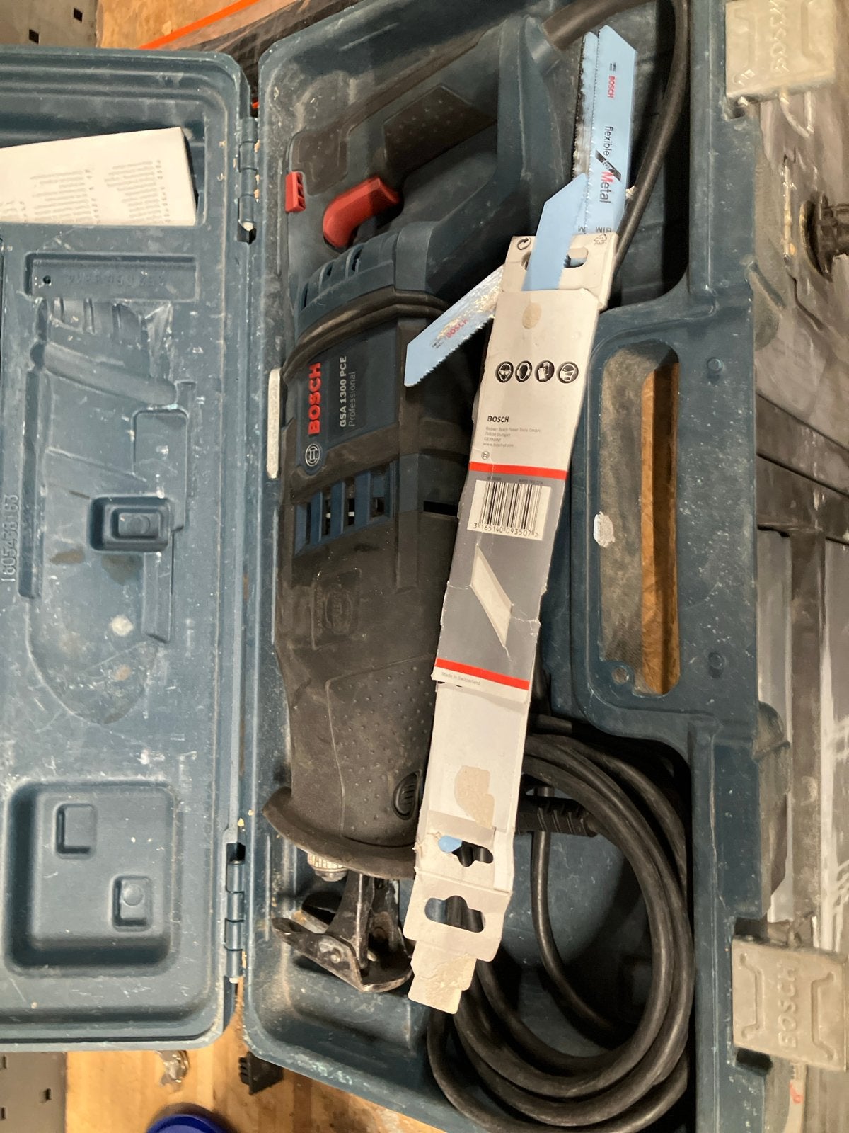 Bosch GSA 1300 PCE Professional Reciprozaag in koffer, Ophalen, Gebruikt, 1200 watt of meer, Reciprozaag