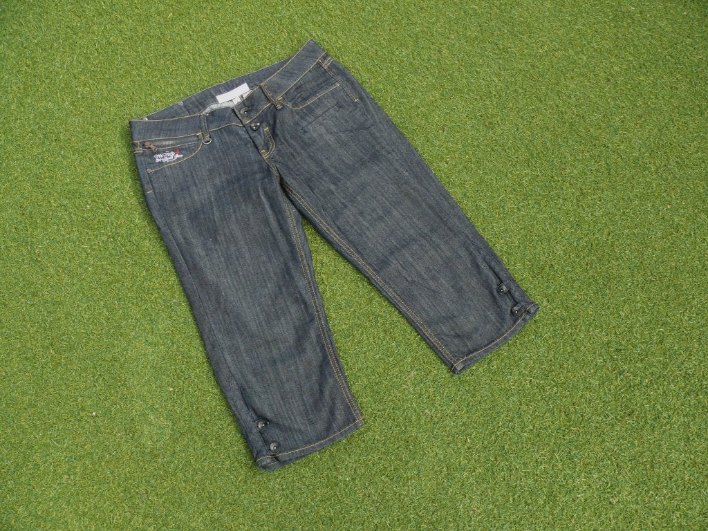 Mango korte spijkerbroek maat 40 stretch Blauw, Mango, Blauw, Ophalen of Verzenden, Zo goed als nieuw