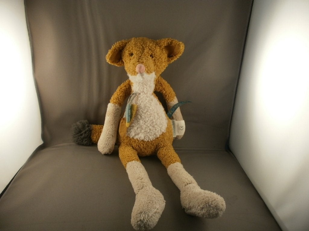 moulin roty le voyage d olga  vos oker geel crème beige roze, Overige merken, Overige karakters, Nieuw, Ophalen of Verzenden