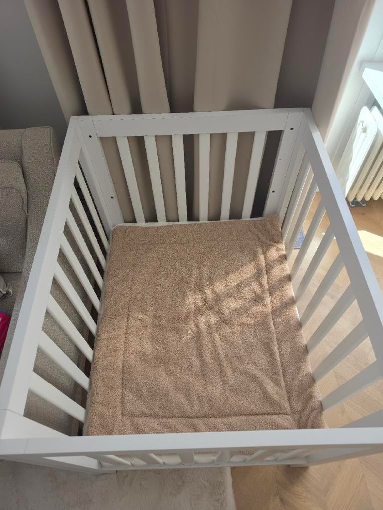 Witte babybox, Kinderen en Baby's, Boxen, Ophalen, Gebruikt, Vierkant, Boxkleed