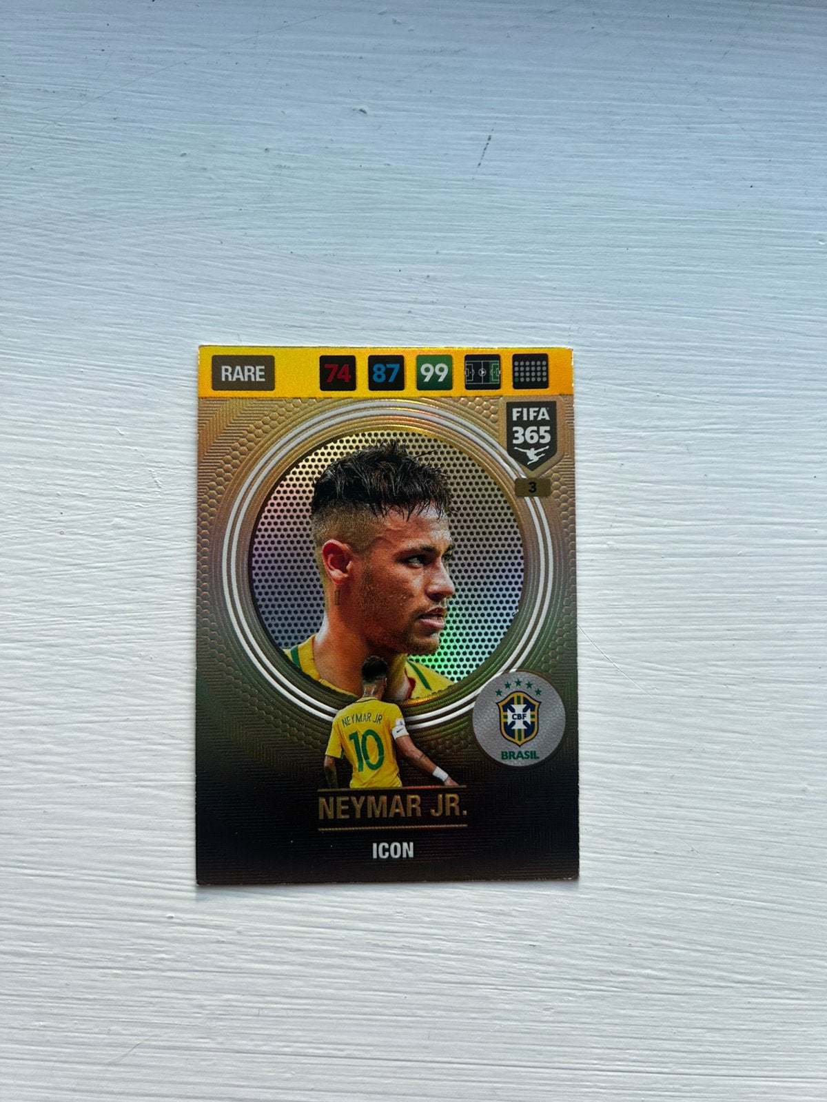 Rare Panini 365 fifa kaart - Neymar, Ophalen of Verzenden, Zo goed als nieuw, Buitenlandse clubs, Poster, Plaatje of Sticker