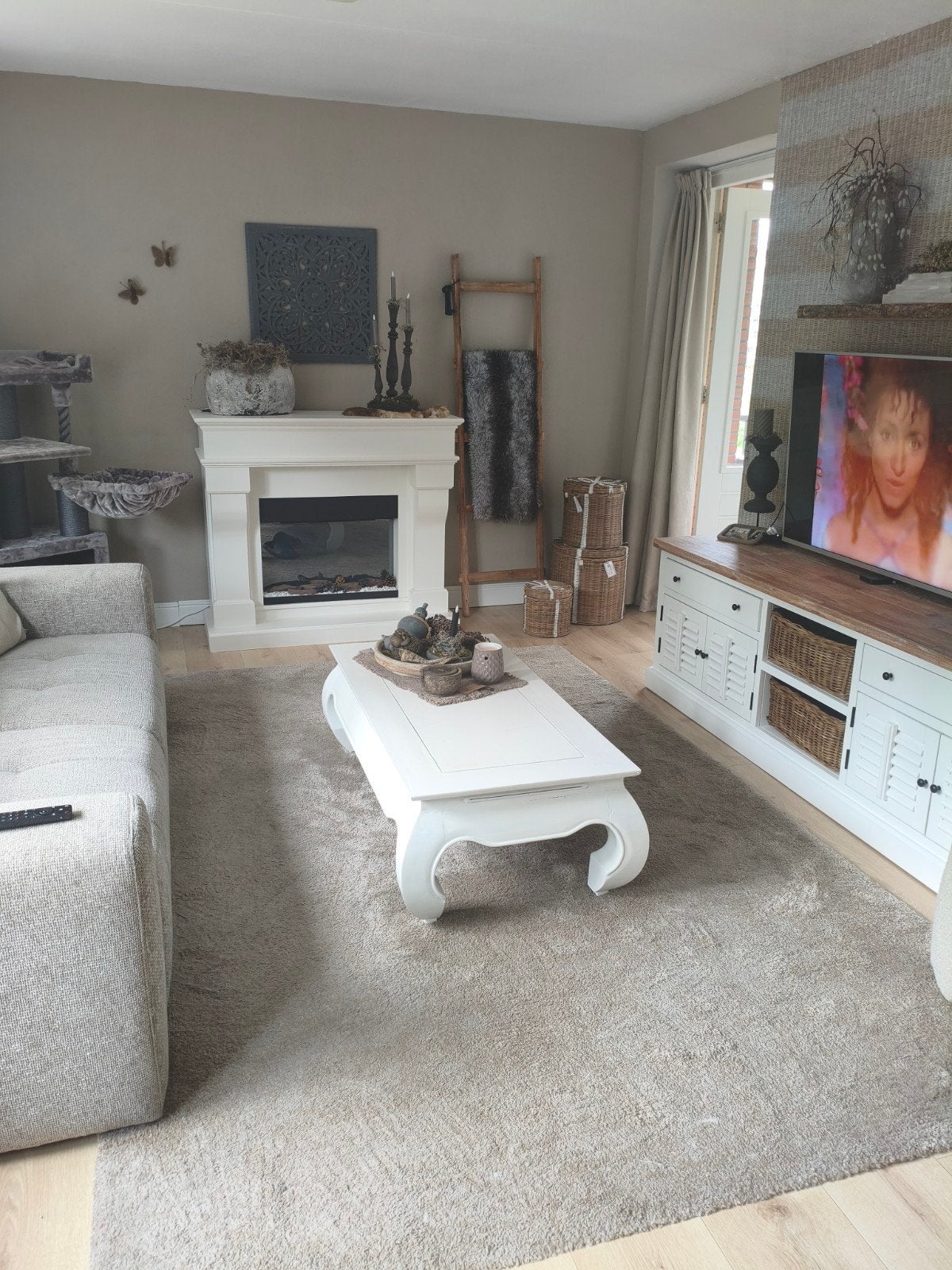 Landelijke salontafel opium 120x60, Huis en Inrichting, Tafels | Salontafels, Ophalen, Gebruikt, 100 tot 150 cm, 50 tot 100 cm