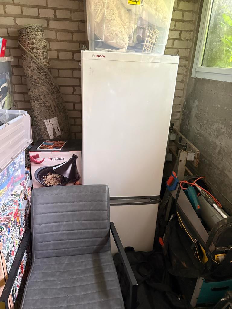 Bosch koelkast met vriesvak - geen lades, Witgoed en Apparatuur, Ophalen, 150 tot 200 liter, Gebruikt, 160 cm of meer