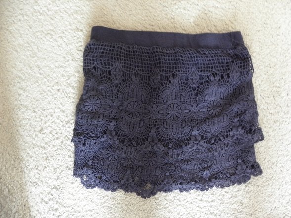 Net blauw katoenen gehaakt gevoerd rokje rok JOTTUM 116 zgan, Meisje, Jottum, Ophalen of Verzenden, Zo goed als nieuw