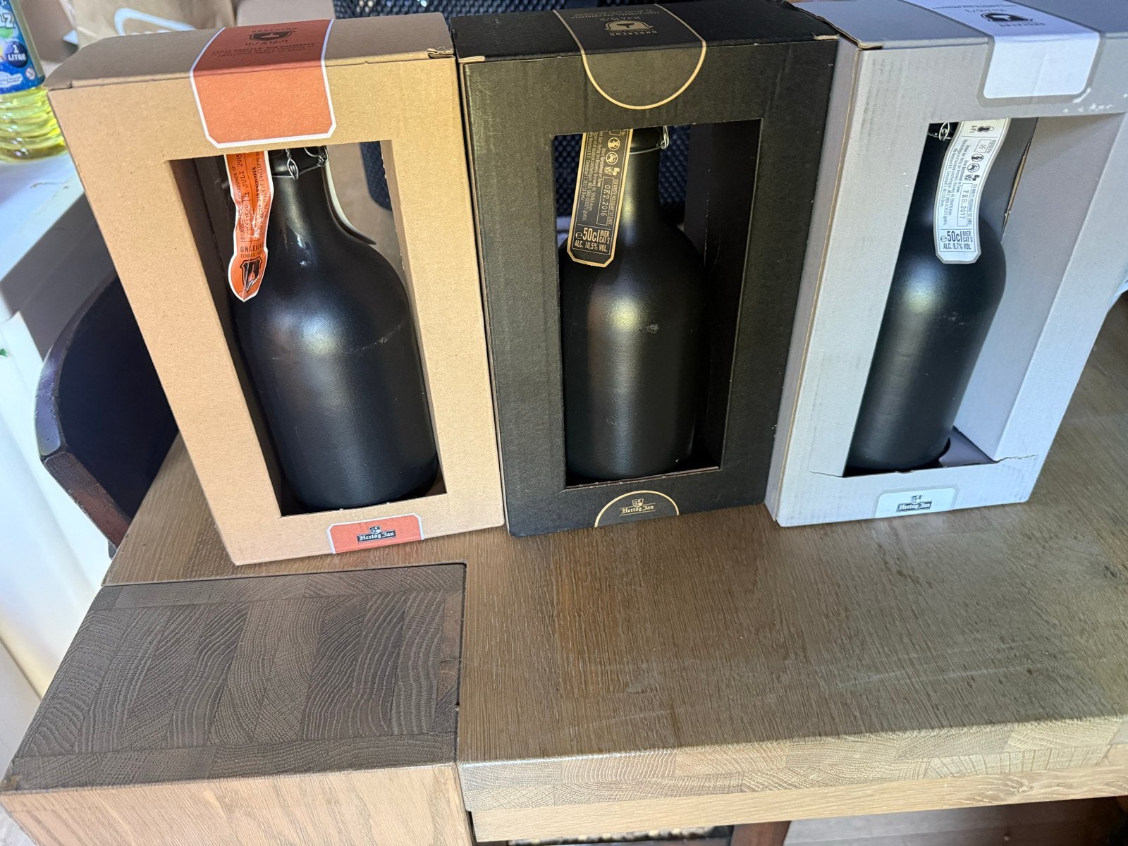 Hertog Jan Ketelbier setje HJA15/1/1, HJA15/2, HJA16/1, Ophalen, Zo goed als nieuw, Flesje(s), Hertog Jan