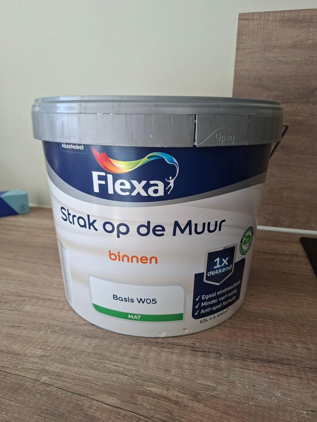 Flexa muurverf binnen RAL9010, 10 tot 15 liter, Ophalen, Nieuw, Wit