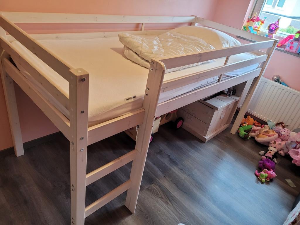 Half hoogslaper, Kinderen en Baby's, Ophalen, Hoogslaper