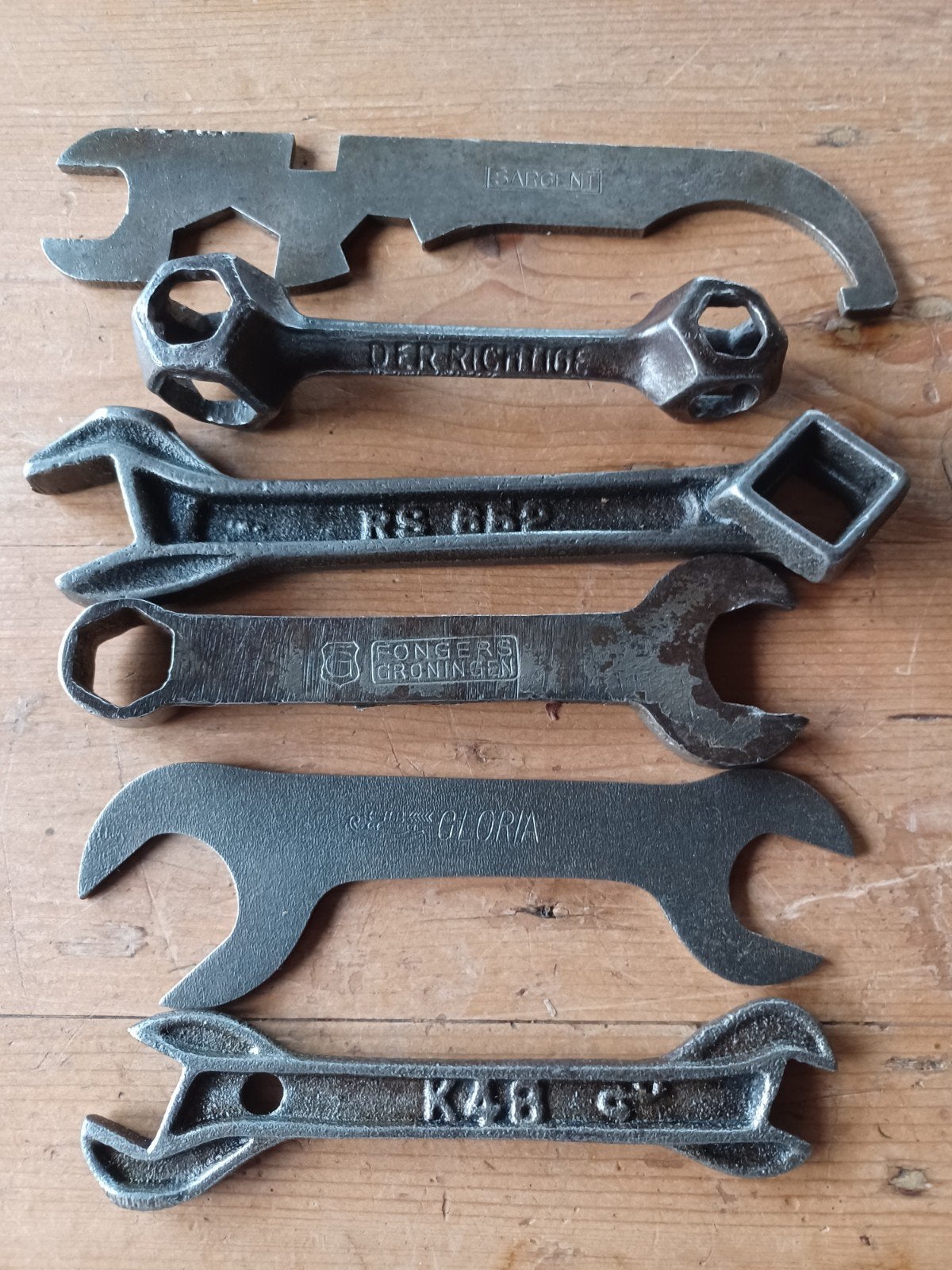 Vintage Gereedschap: Set van Oude Sleutels, Ophalen of Verzenden