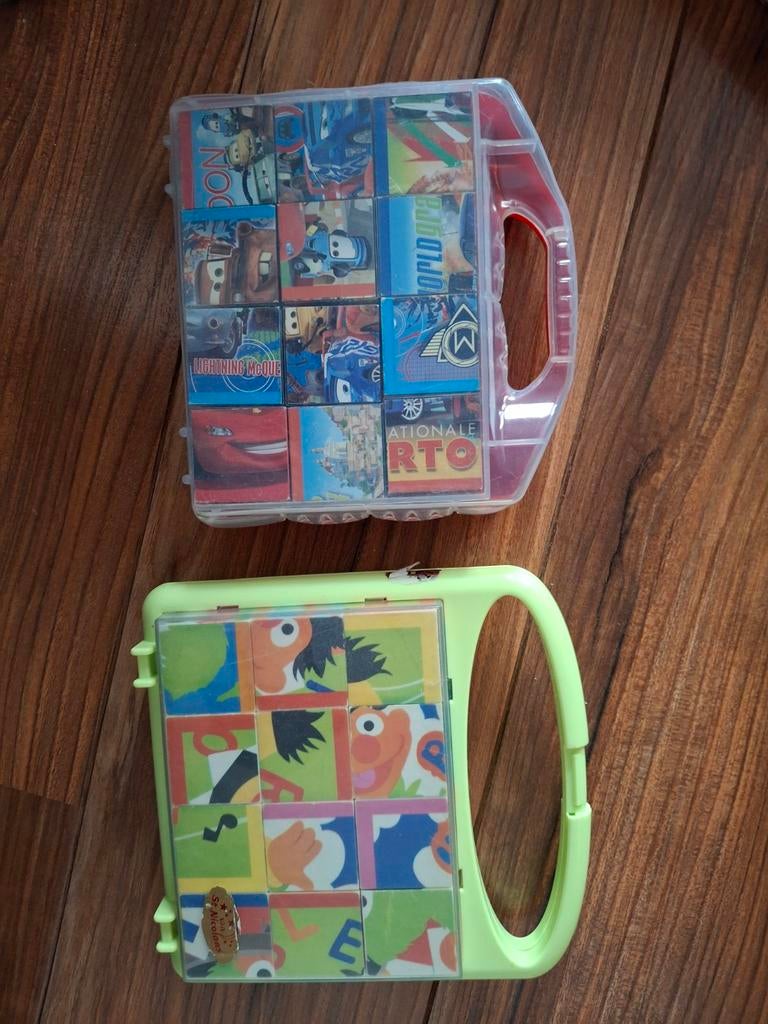 Blok puzzels cars en sesamstraat, Ophalen of Verzenden, 10 tot 50 stukjes