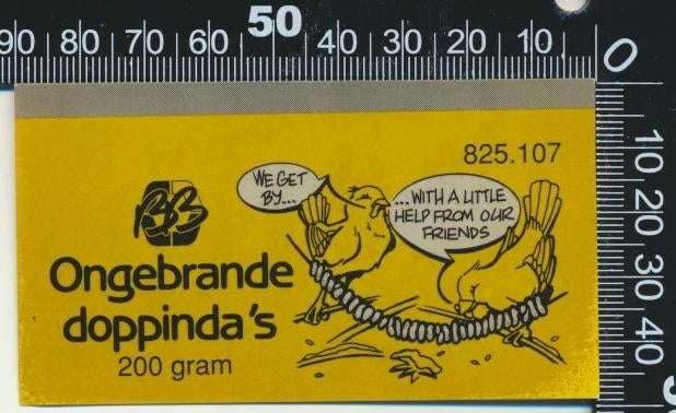 Sticker: Boeren Bond - Ongebrande Doppindas, Ophalen of Verzenden, Zo goed als nieuw, Bedrijf of Vereniging