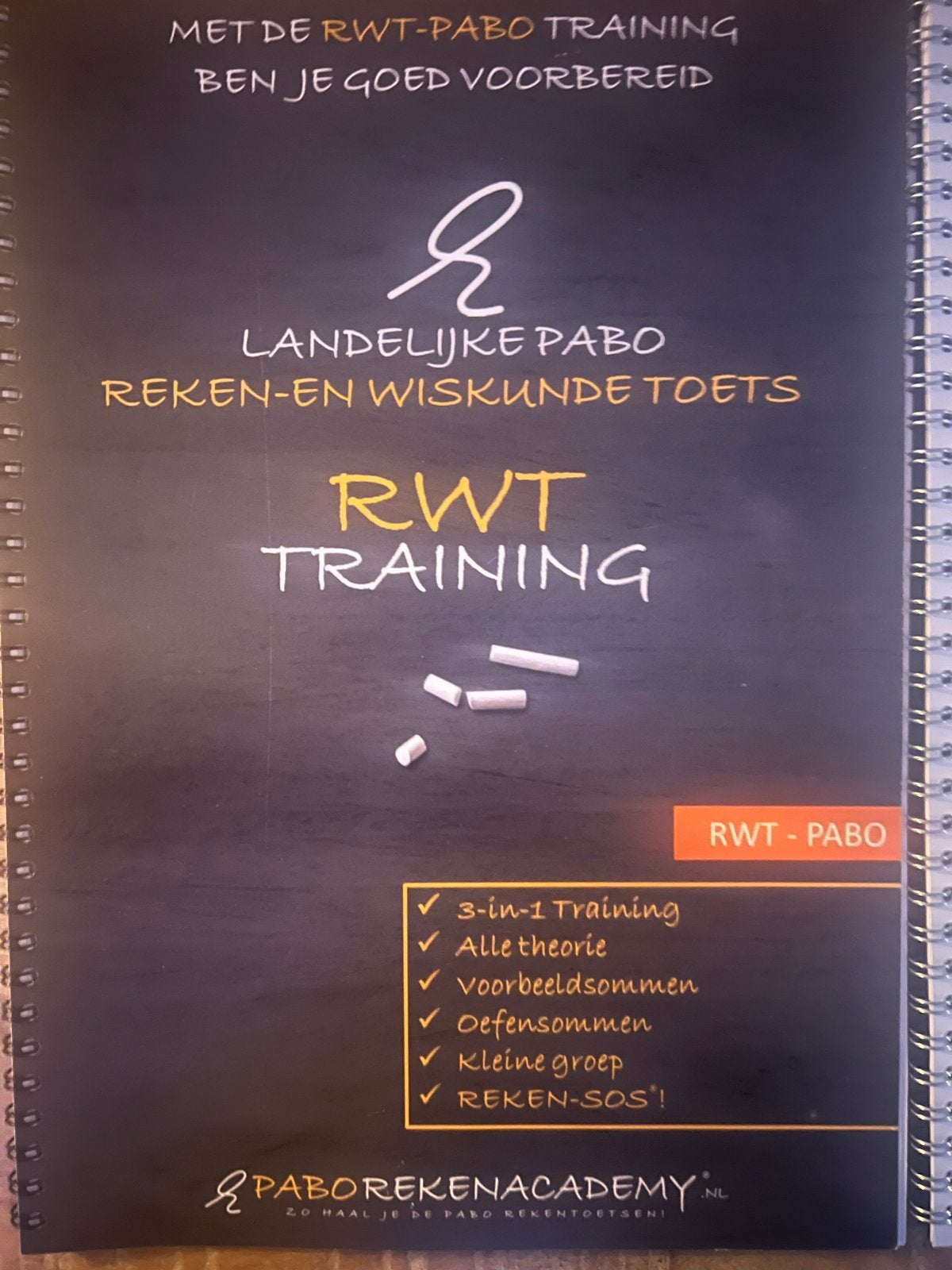 RWT Training & WISCAt Theorie en Werkboek PABO, Boeken, Ophalen, Zo goed als nieuw, Overige niveaus, Wiskunde A