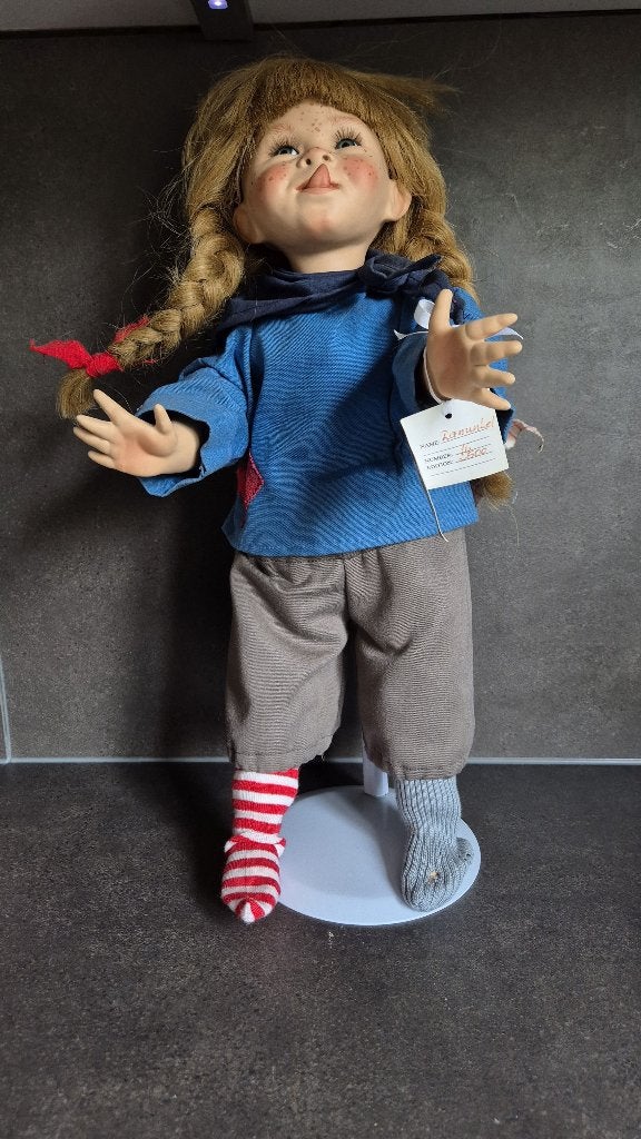 Porselein pop, Grössle-Schmidt , Ranunkel, 46 cm. S48, Tweedehands verkoop, Tweedehands verkoop, Gebruikt, Ophalen of Verzenden