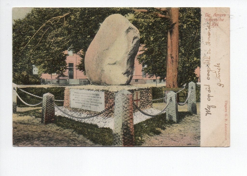 Amersfoort. Ansichtkaart. De Amersfoortschge Kei. m1907, Ophalen of Verzenden, Voor 1920, Gelopen, Utrecht