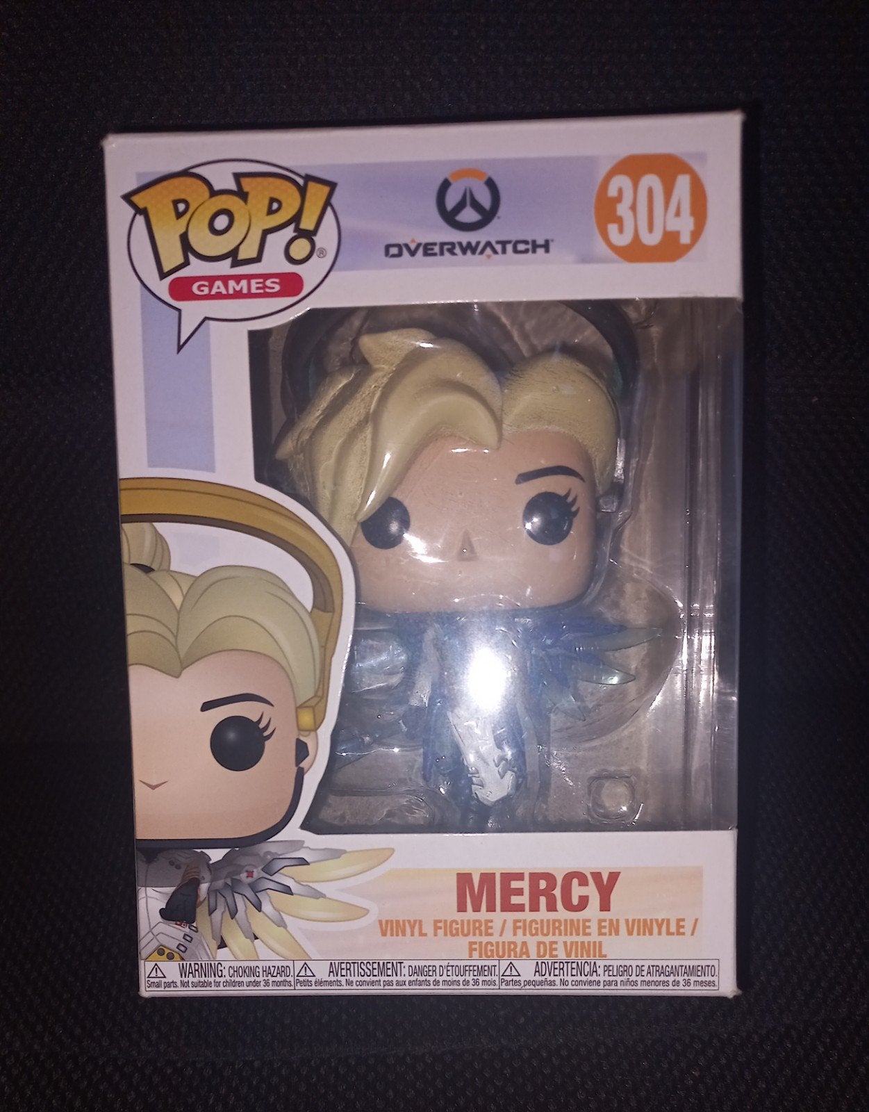 Funko Pop! Games Overwatch Mercy #304, Ophalen of Verzenden, Zo goed als nieuw
