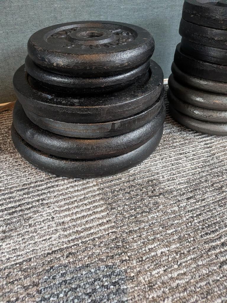 Div gietijzeren gewichten, Ophalen, Gebruikt, Dumbbell