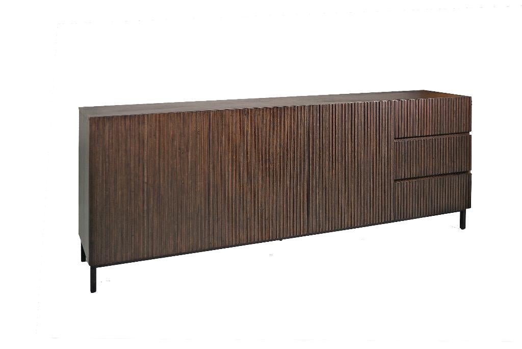 dressoir 225 cm 3 x la kwaliteit 3 x deur Kwaliteit actie, Overige houtsoorten, Nieuw, Ophalen of Verzenden, 3 of 4 laden
