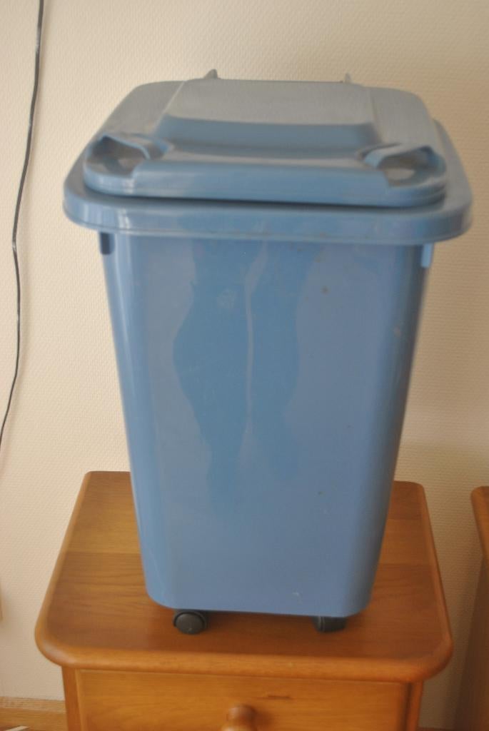 Prullenbak op wielen, container, Kunststof, Gebruikt, 40 liter of meer, Ophalen of Verzenden