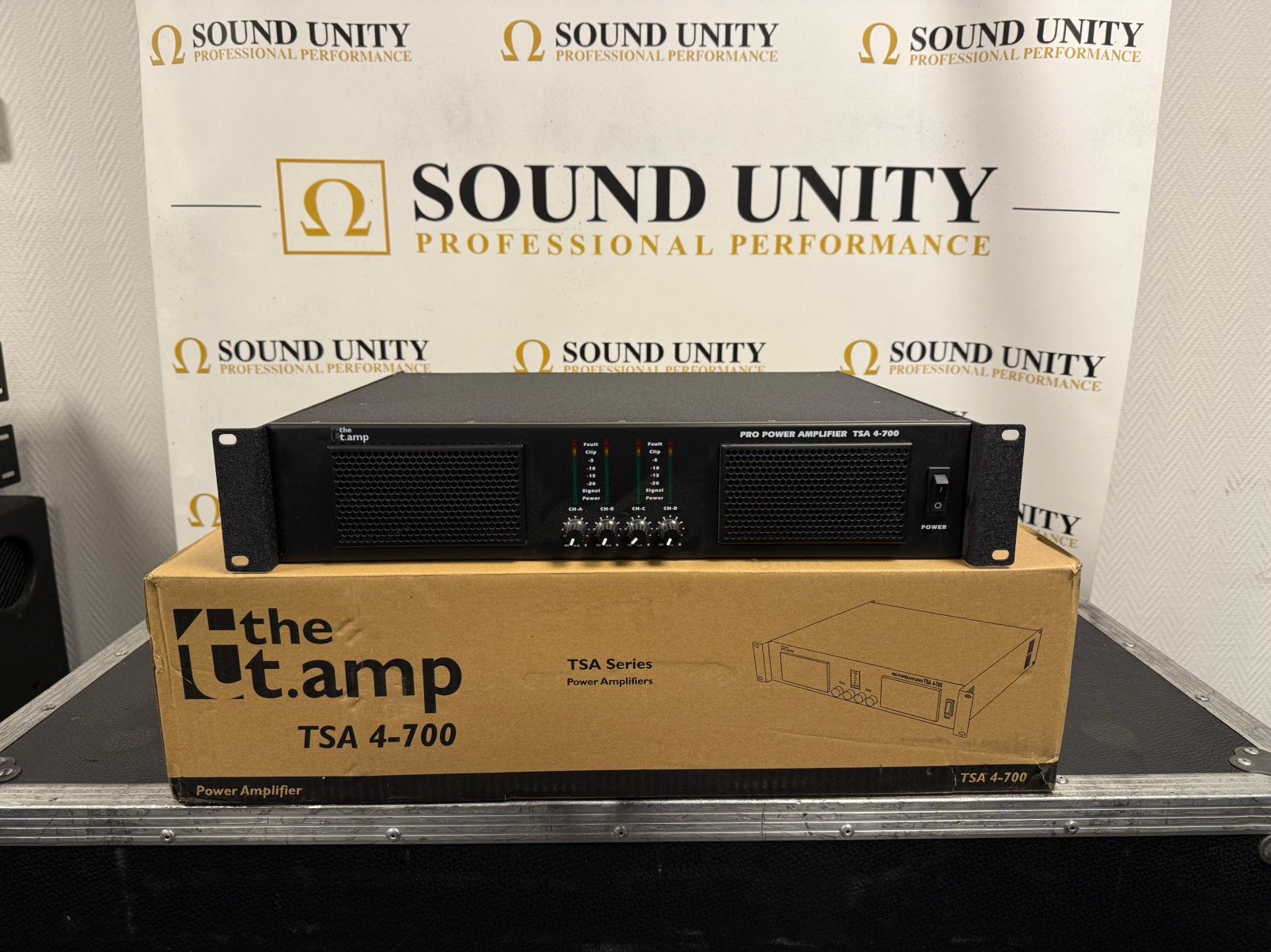 Thomann t.amp TSA4-700 4x800W/4ohm, Ophalen, Zo goed als nieuw, Overige merken