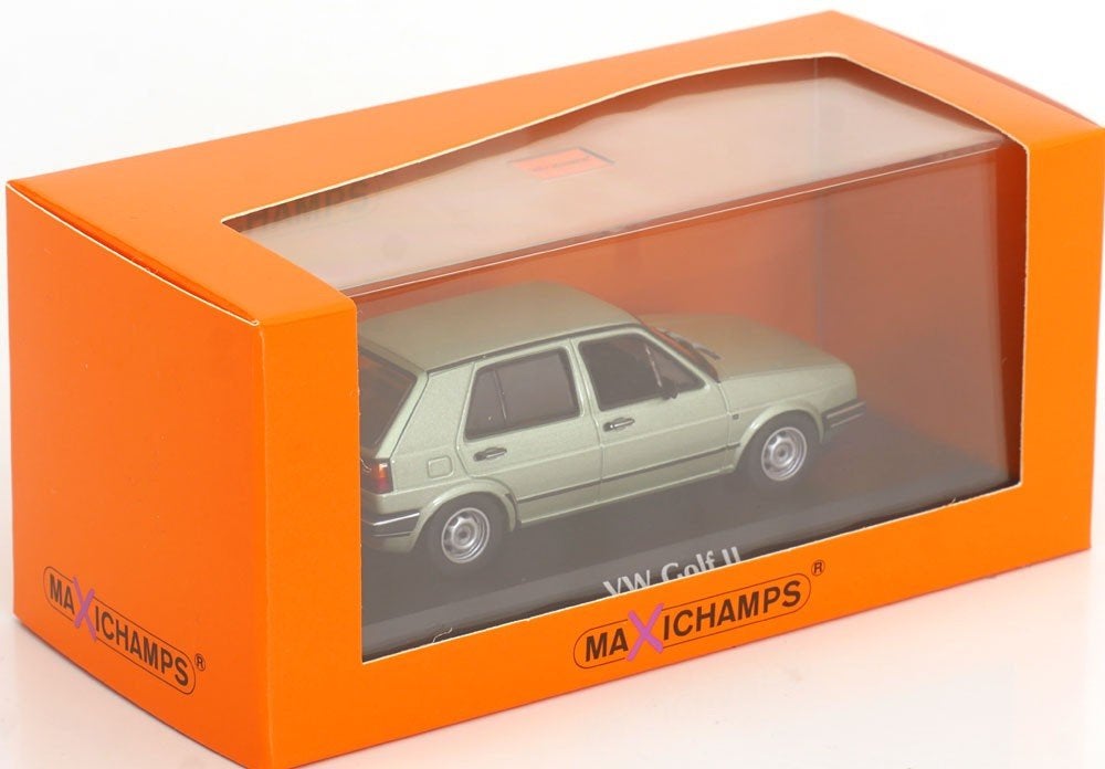 Maxichamps 1:43 Volkswagen Golf 2, 4 deurs 1985 lichtgroen, -, Nieuw, Ophalen of Verzenden, -