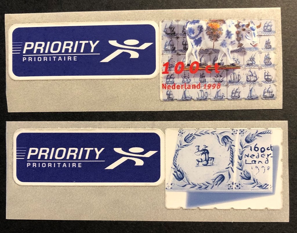 Ned. 1747/48 Priorityzegels van de ROL ***, Ophalen of Verzenden, Na 1940, Postfris