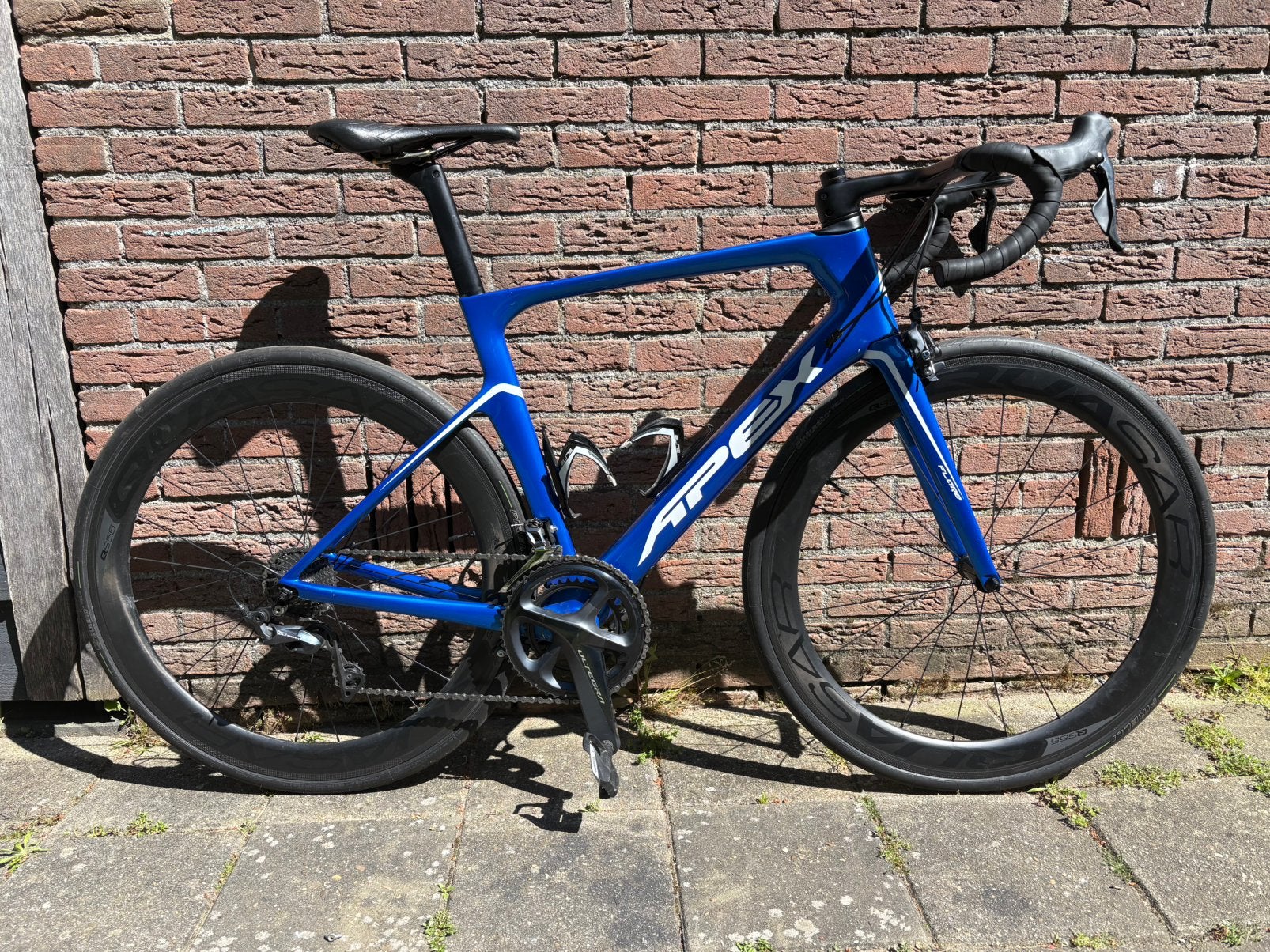 APEX racefiets, blauw, Ultegra, carbon wielen, 28 inch, Carbon, Zo goed als nieuw, Meer dan 20 versnellingen