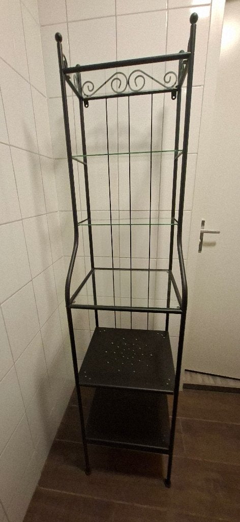Stellingkast zwart, Ophalen, Gebruikt