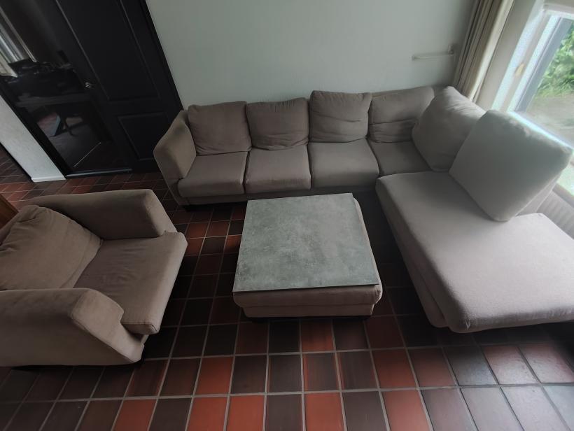 Bankstel met 2 stoelen, Ophalen, Gebruikt