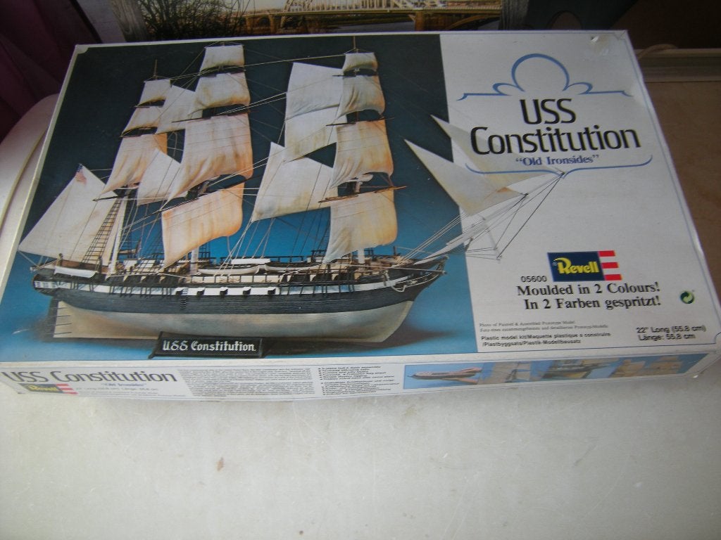 nieuwe bouwdoos/REVELL uss constitution 55.8 cm lang, Hobby en Vrije tijd, Modelbouw | Boten en Schepen, Ophalen of Verzenden
