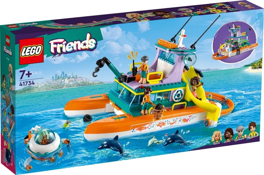 Lego Friends - Sea Rescue Boat (41734), Nieuw, Friends, Ophalen of Verzenden, Complete set