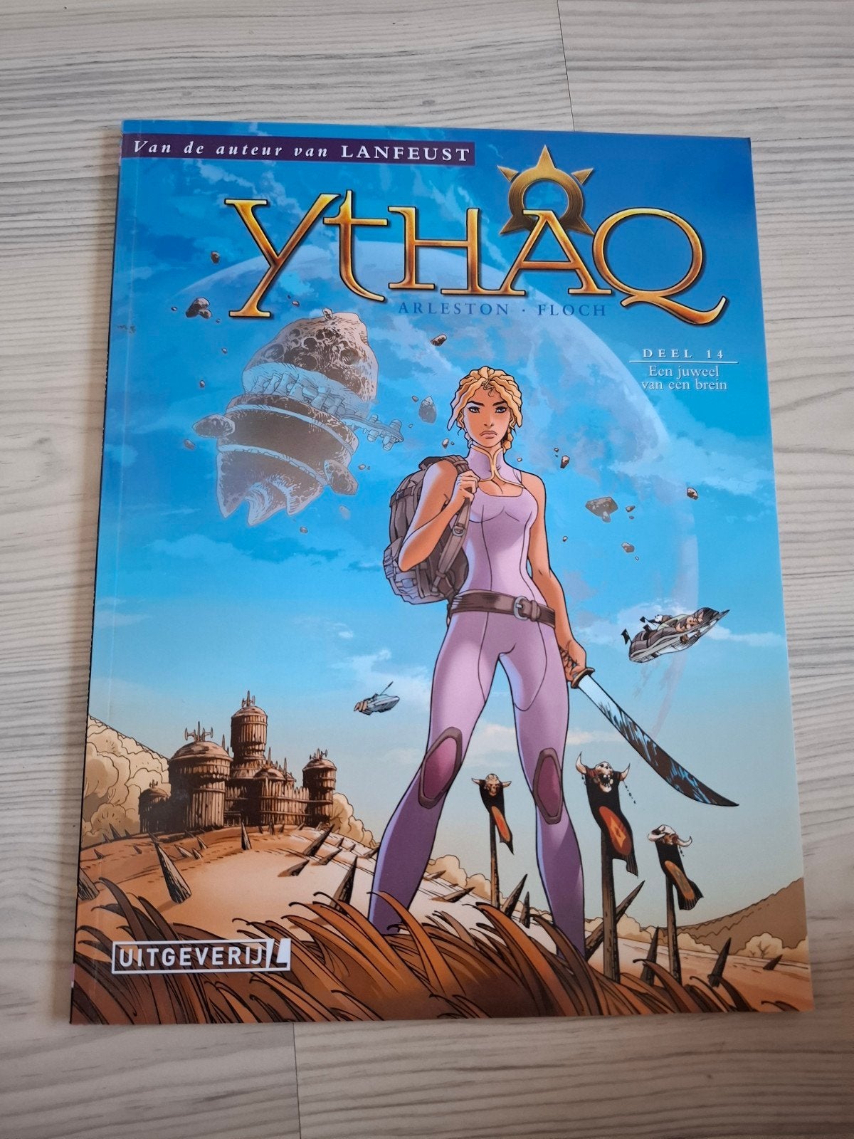 Ythaq - Deel 14: Een juweel van een brein (stripboek), Boeken, Eén stripboek, Ophalen of Verzenden, Zo goed als nieuw, Arleston