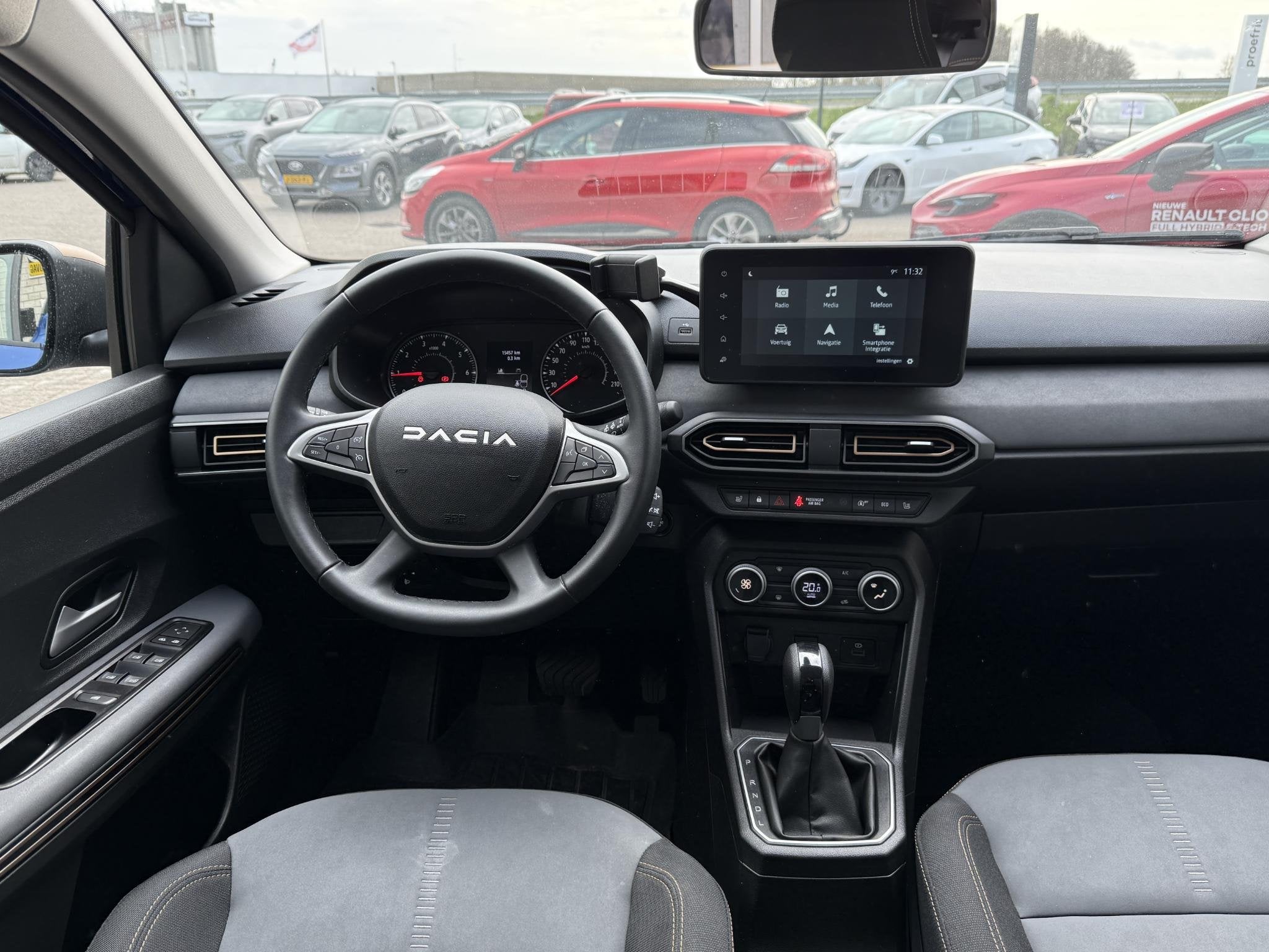 Dacia Sandero TCe 90 Stepway Extreme | Navigatie | Achteruit, Auto's, Dacia, Stof, Euro 6, Blauw, 91 pk